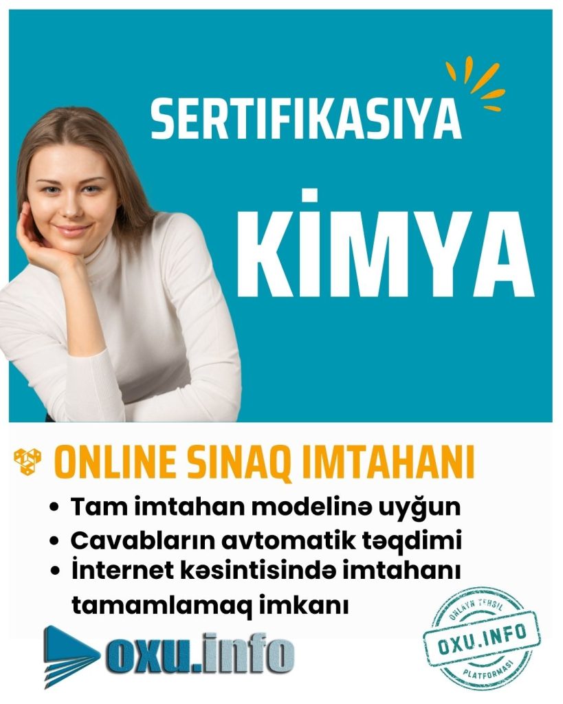 Kimya SINAQ (Sertifikasiya)